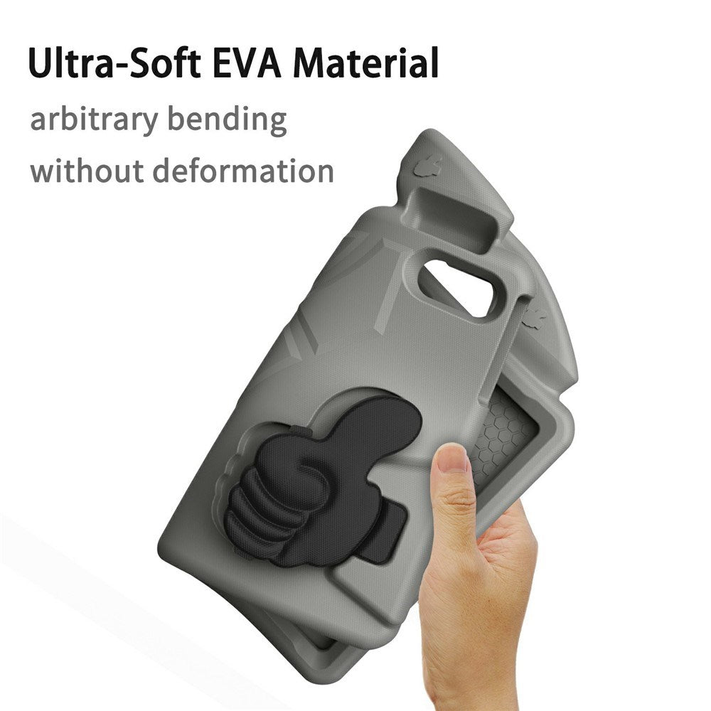 EIDERWOOD iPad Air 11" (2026 / 2025 / 2024) Børne Cover m. Thumb Kickstand - Grå