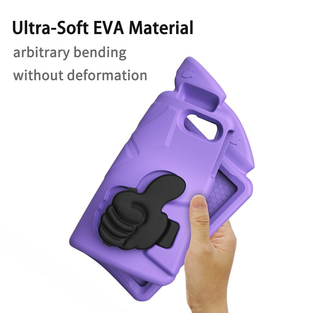 EIDERWOOD iPad Air 11" (2026 / 2025 / 2024) Børne Cover m. Thumb Kickstand - Lilla