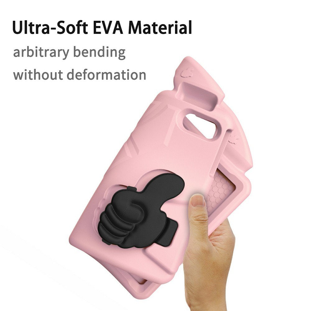 EIDERWOOD iPad Air 11" (2026 / 2025 / 2024) Børne Cover m. Thumb Kickstand - Lyserød
