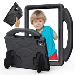 EIDERWOOD iPad Pro 11" (2025 - 2018) / Air (2022 / 2020) Børne Cover m. Thumb Kickstand - Sort