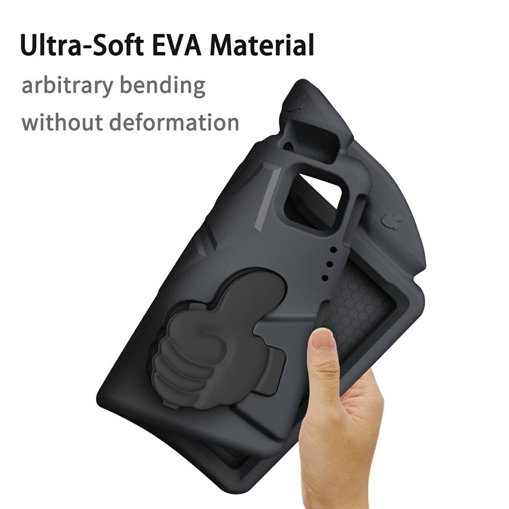 EIDERWOOD iPad Pro 11" (2025 - 2018) / Air (2022 / 2020) Børne Cover m. Thumb Kickstand - Sort