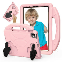 EIDERWOOD iPad Pro 11" (2025 - 2018) / Air (2022 / 2020) Børne Cover m. Thumb Kickstand - Lyserød