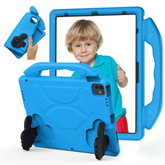 EIDERWOOD iPad Pro 12.9" (2022 / 2021 / 2020 / 2018) / Air 13" (2025 / 2024) / Pro 13" (2025 / 2024) Børne Cover m. Thumb Kickstand - Blå