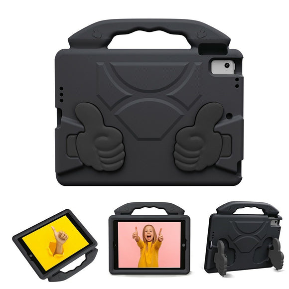EIDERWOOD iPad 9.7" (2018 / 2017) / Air 2 / Air Børne Cover m. Thumb Kickstand - Sort