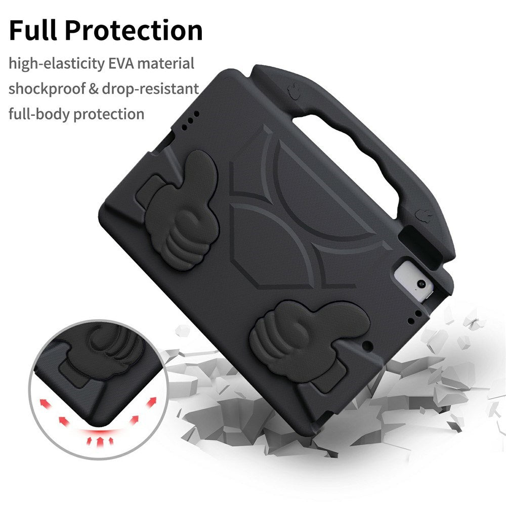 EIDERWOOD iPad 9.7" (2018 / 2017) / Air 2 / Air Børne Cover m. Thumb Kickstand - Sort
