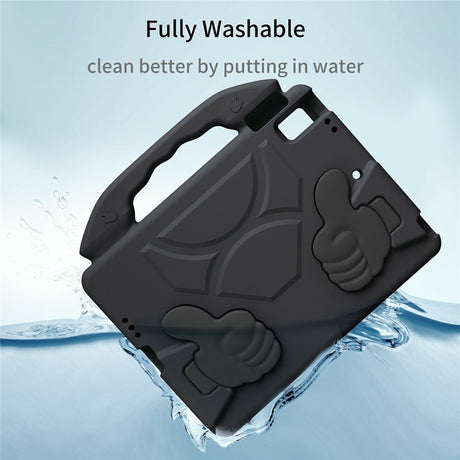 EIDERWOOD iPad 9.7" (2018 / 2017) / Air 2 / Air Børne Cover m. Thumb Kickstand - Sort