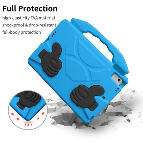 EIDERWOOD iPad 9.7" (2018 / 2017) / Air 2 / Air Børne Cover m. Thumb Kickstand - Blå