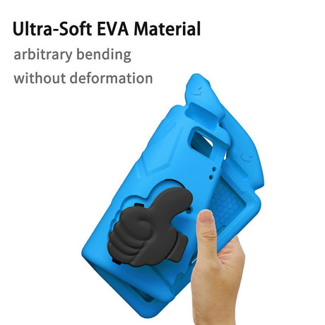 EIDERWOOD iPad 9.7" (2018 / 2017) / Air 2 / Air Børne Cover m. Thumb Kickstand - Blå