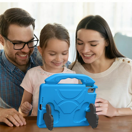 EIDERWOOD iPad 9.7" (2018 / 2017) / Air 2 / Air Børne Cover m. Thumb Kickstand - Blå
