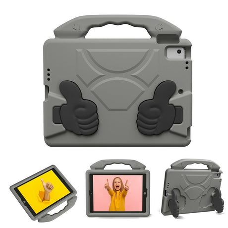 EIDERWOOD iPad 9.7" (2018 / 2017) / Air 2 / Air Børne Cover m. Thumb Kickstand - Grå