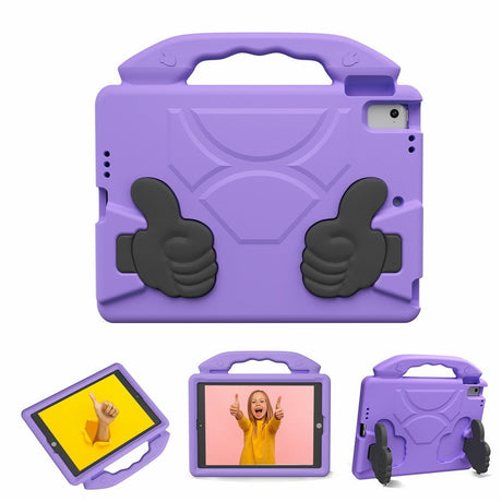 EIDERWOOD iPad 9.7" (2018 / 2017) / Air 2 / Air Børne Cover m. Thumb Kickstand - Lilla