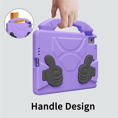 EIDERWOOD iPad 9.7" (2018 / 2017) / Air 2 / Air Børne Cover m. Thumb Kickstand - Lilla
