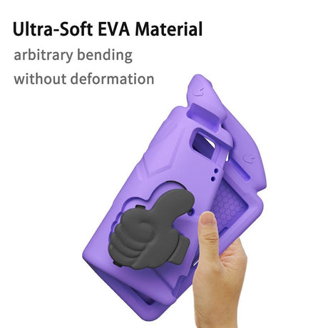 EIDERWOOD iPad 9.7" (2018 / 2017) / Air 2 / Air Børne Cover m. Thumb Kickstand - Lilla