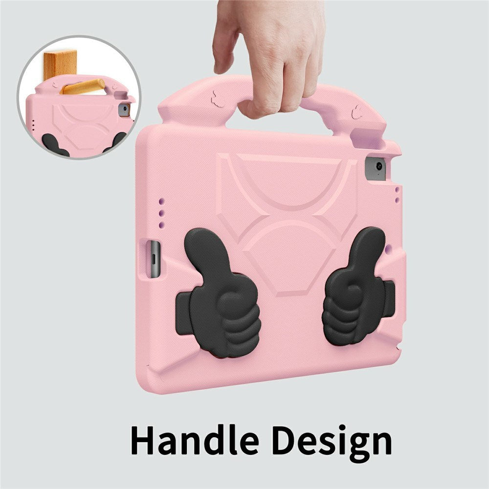 EIDERWOOD iPad 9.7" (2018 / 2017) / Air 2 / Air Børne Cover m. Thumb Kickstand - Lyserød