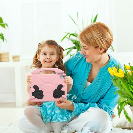 EIDERWOOD iPad 9.7" (2018 / 2017) / Air 2 / Air Børne Cover m. Thumb Kickstand - Lyserød