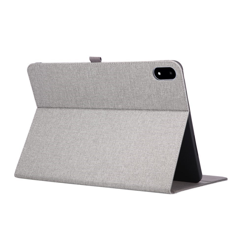 OnePlus Pad 3 Kunstlæder Flip Cover m. Kortholder & Ståfunktion - Grå