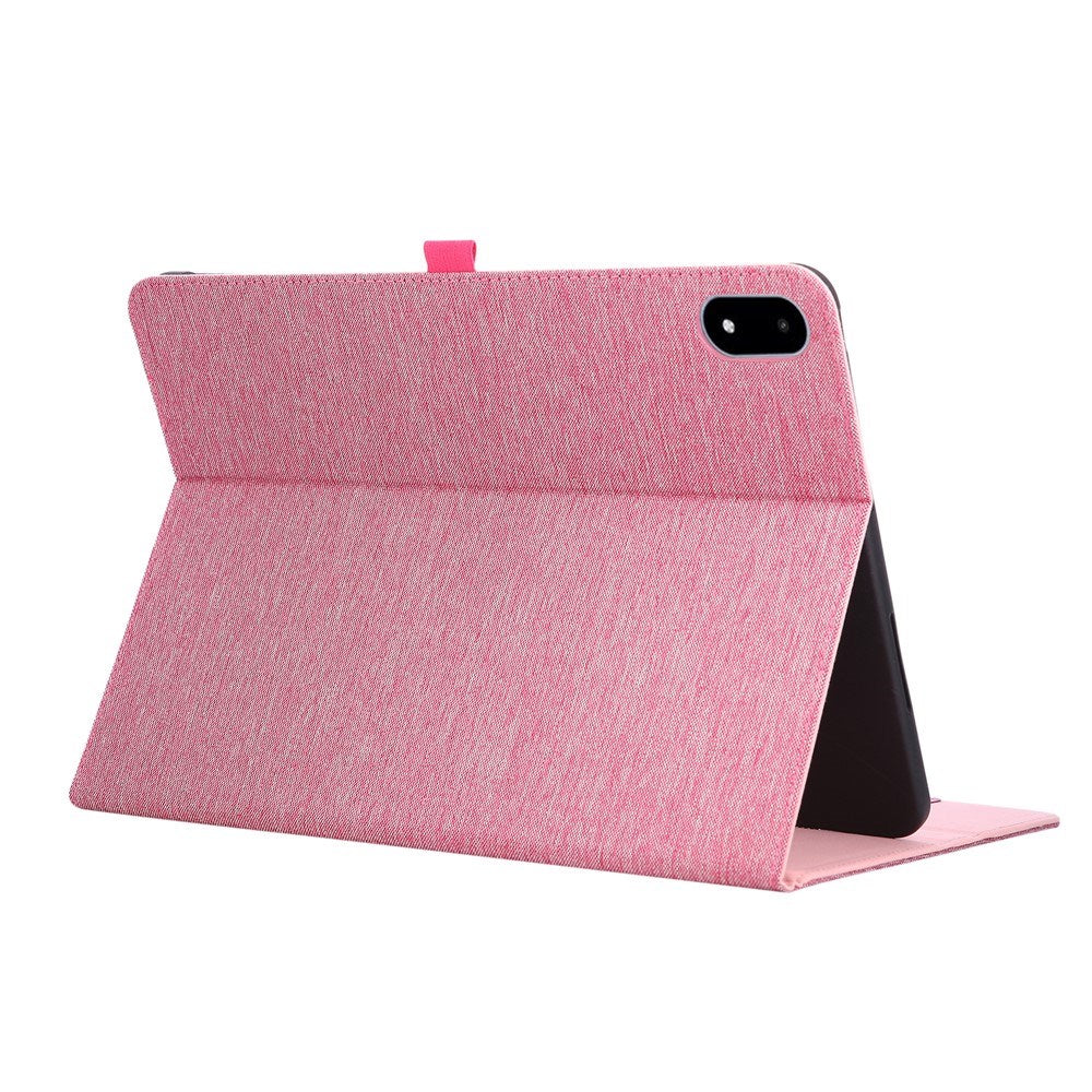 OnePlus Pad 3 Kunstlæder Flip Cover m. Kortholder & Ståfunktion - Lyserød