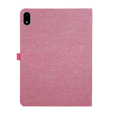 OnePlus Pad 3 Kunstlæder Flip Cover m. Kortholder & Ståfunktion - Lyserød