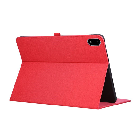 OnePlus Pad 3 Kunstlæder Flip Cover m. Kortholder & Ståfunktion - Rød
