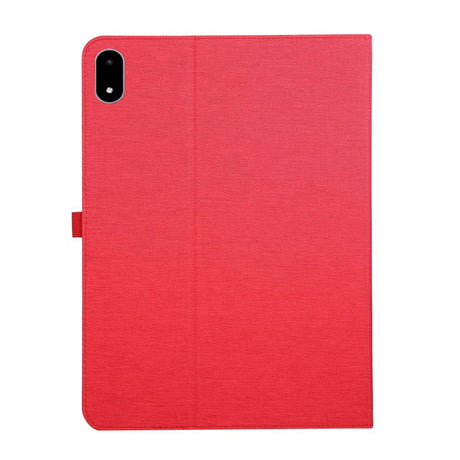 OnePlus Pad 3 Kunstlæder Flip Cover m. Kortholder & Ståfunktion - Rød