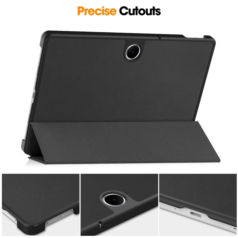 OnePlus Pad Lite EIDERWOOD Kunstlæder Flip Cover m. Ståfunktion - Sort