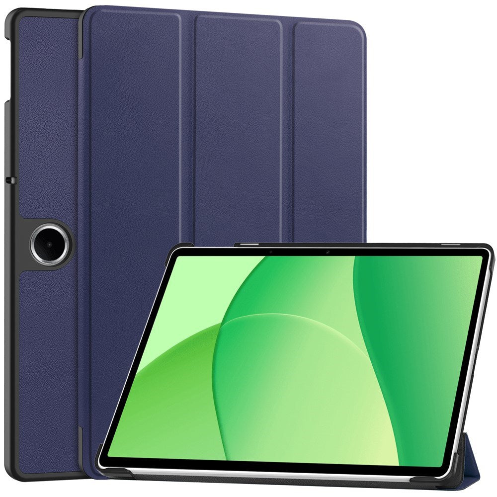 OnePlus Pad Lite EIDERWOOD Kunstlæder Flip Cover m. Ståfunktion - Blå