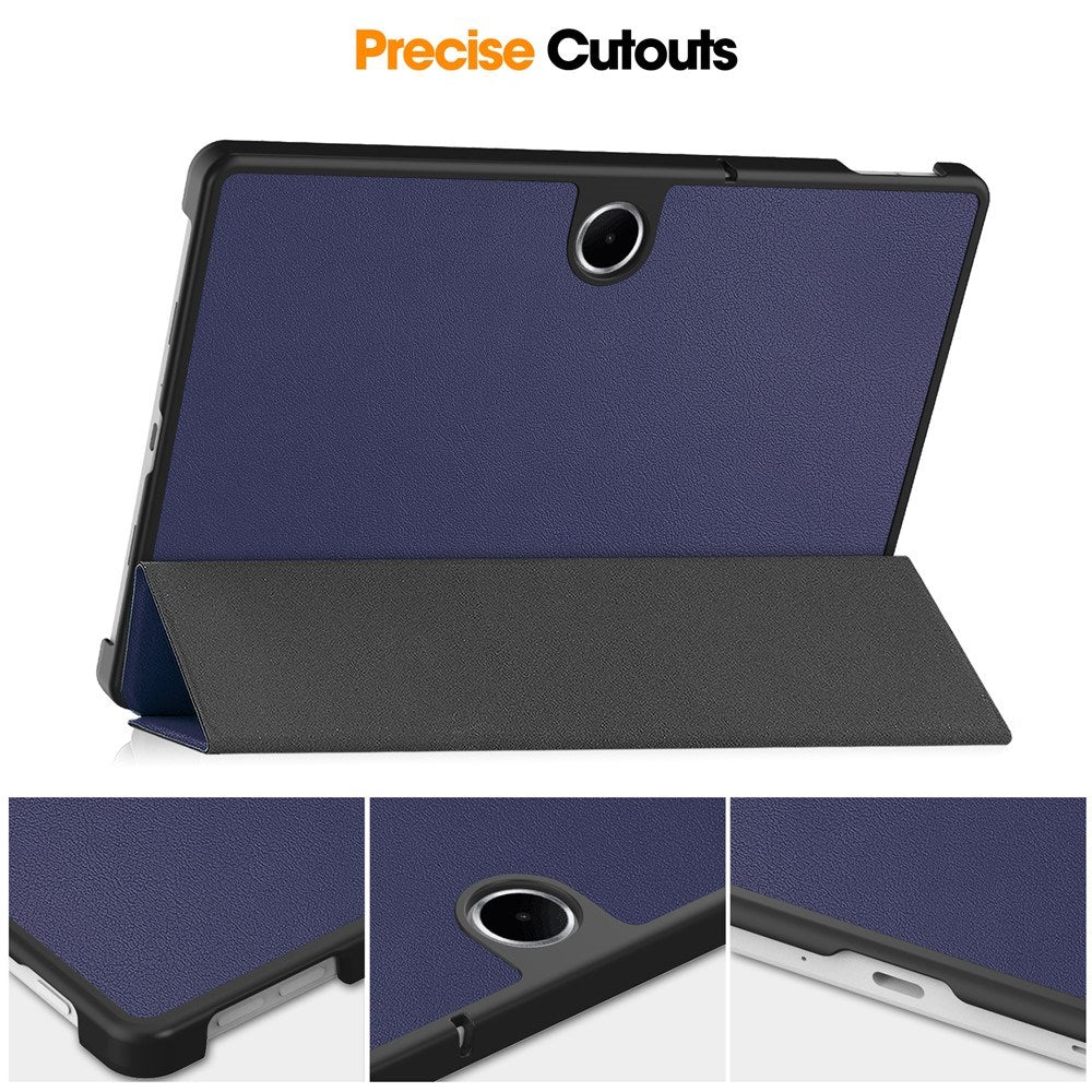 OnePlus Pad Lite EIDERWOOD Kunstlæder Flip Cover m. Ståfunktion - Blå