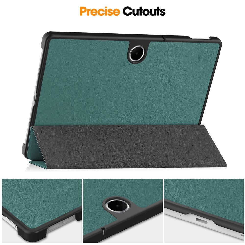 OnePlus Pad Lite EIDERWOOD Kunstlæder Flip Cover m. Ståfunktion - Grøn
