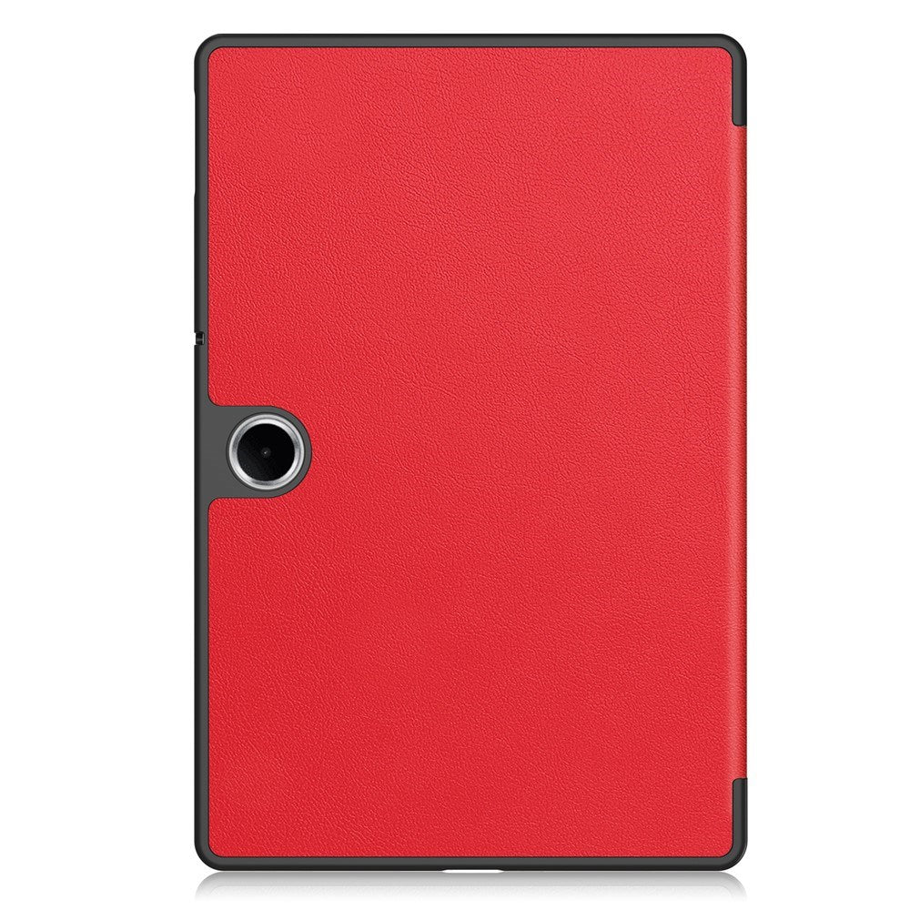 OnePlus Pad Lite EIDERWOOD Kunstlæder Flip Cover m. Ståfunktion - Rød