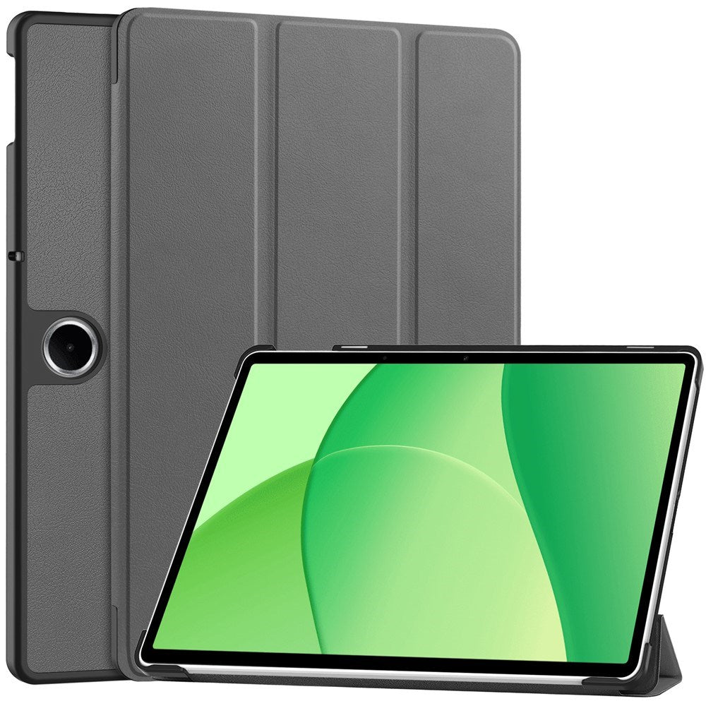 OnePlus Pad Lite EIDERWOOD Kunstlæder Flip Cover m. Ståfunktion - Grå