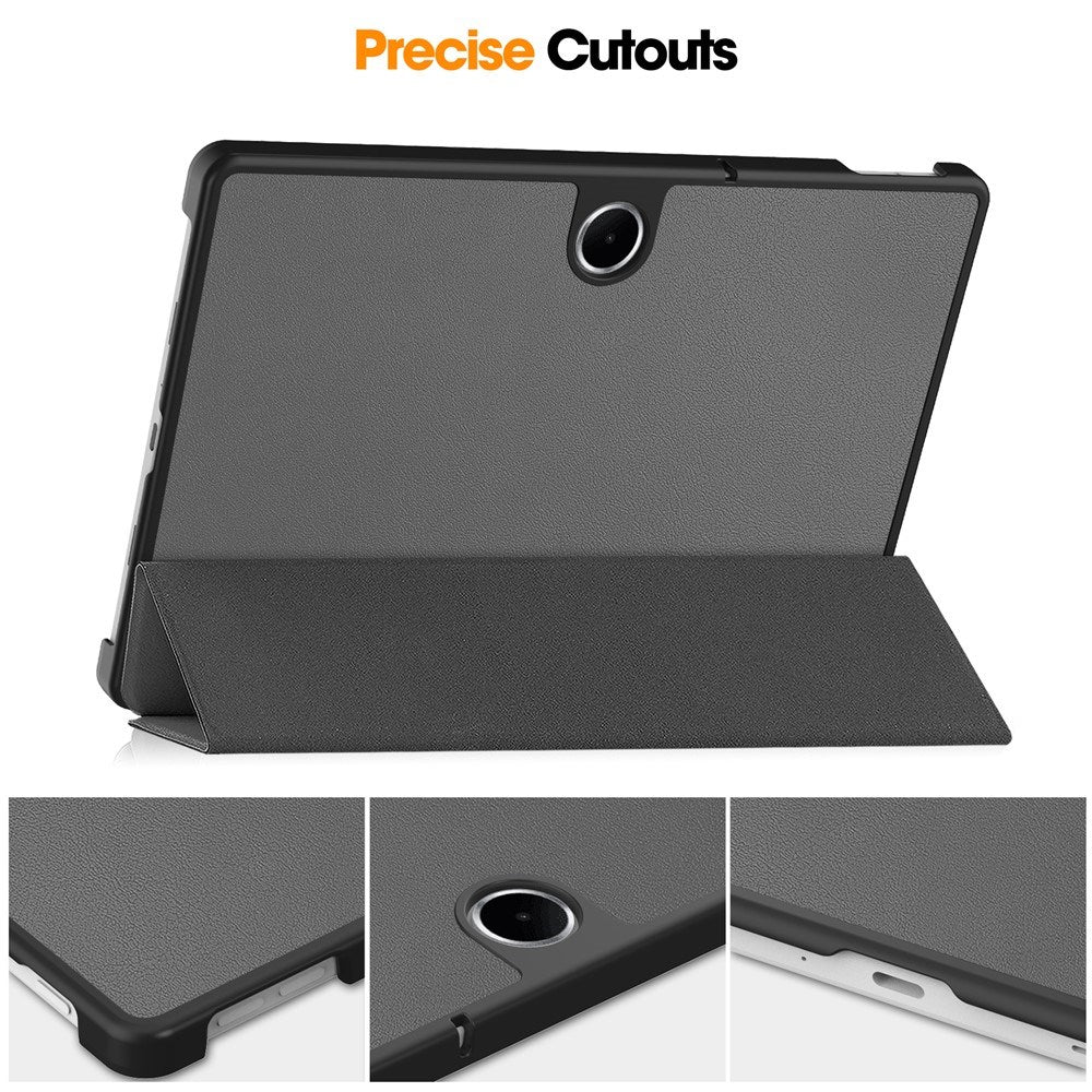 OnePlus Pad Lite EIDERWOOD Kunstlæder Flip Cover m. Ståfunktion - Grå