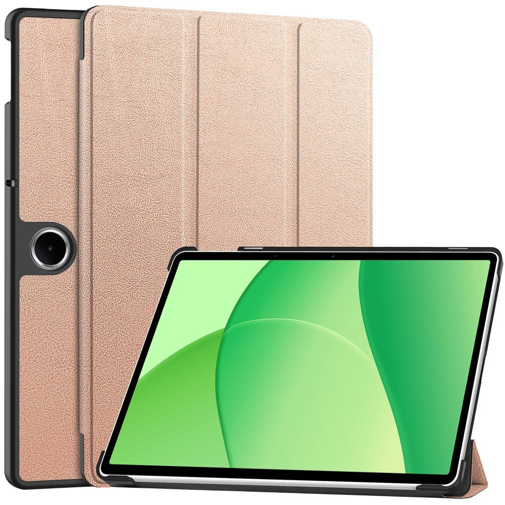 OnePlus Pad Lite EIDERWOOD Kunstlæder Flip Cover m. Ståfunktion - Rose Gold