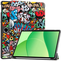 EIDERWOOD OnePlus Pad Lite Kunstlæder Flip Cover - Graffiti
