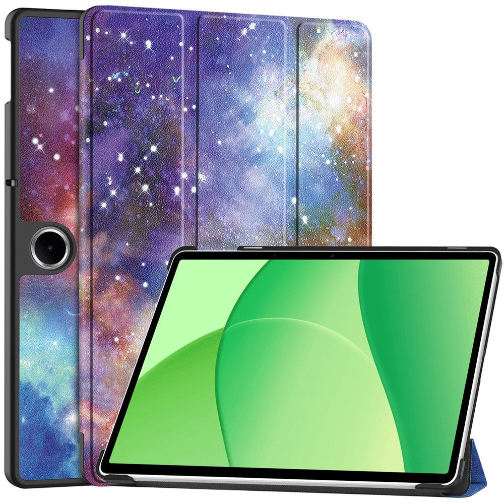 EIDERWOOD OnePlus Pad Lite Kunstlæder Flip Cover - Galakse