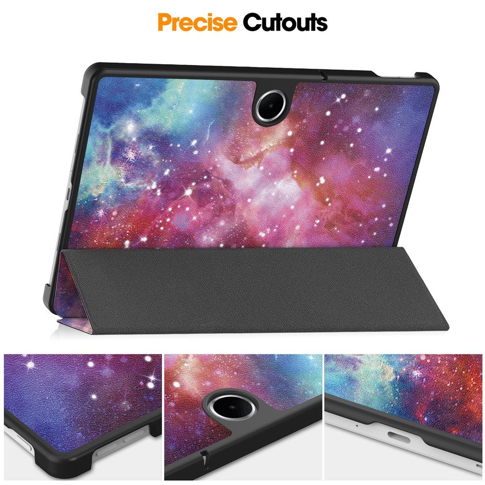 EIDERWOOD OnePlus Pad Lite Kunstlæder Flip Cover - Galakse