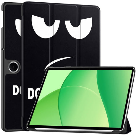 EIDERWOOD OnePlus Pad Lite Kunstlæder Flip Cover - Don't Touch Me