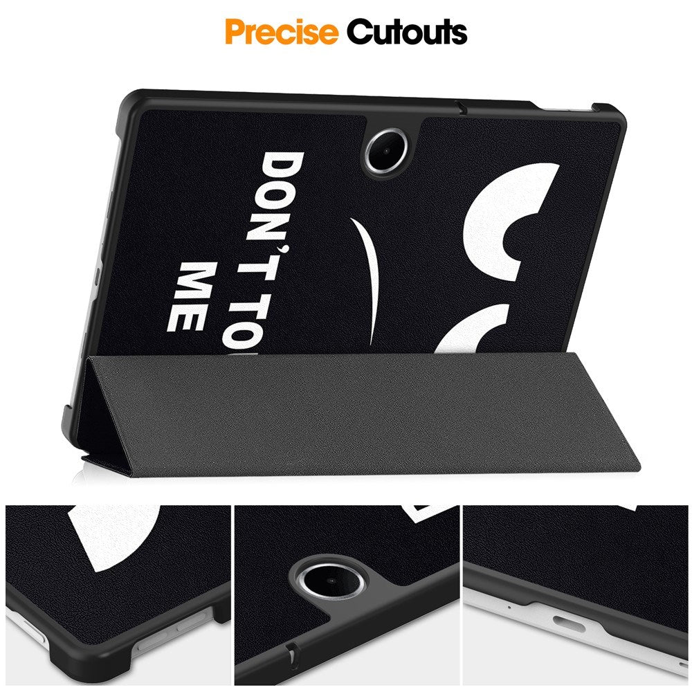 EIDERWOOD OnePlus Pad Lite Kunstlæder Flip Cover - Don't Touch Me