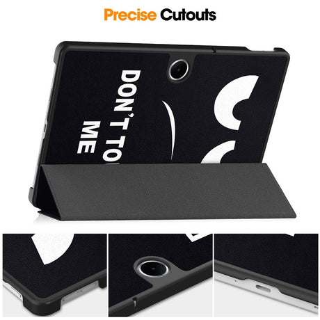 EIDERWOOD OnePlus Pad Lite Kunstlæder Flip Cover - Don't Touch Me