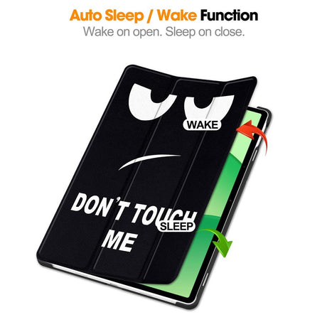 EIDERWOOD OnePlus Pad Lite Kunstlæder Flip Cover - Don't Touch Me