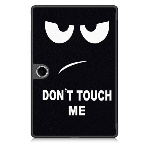 EIDERWOOD OnePlus Pad Lite Kunstlæder Flip Cover - Don't Touch Me