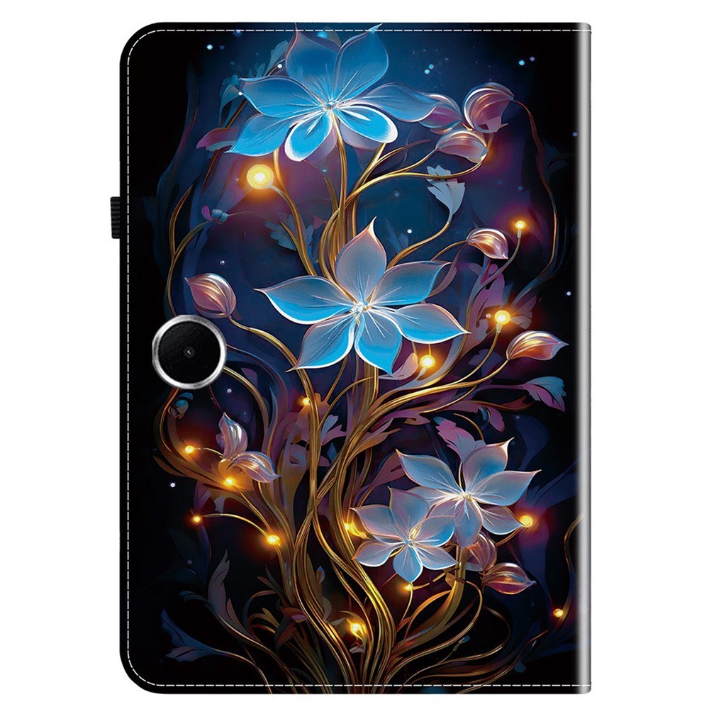 OnePlus Pad Lite EIDERWOOD Kunstlæder Flip Cover m. Motiv - Ildkrone Blomst