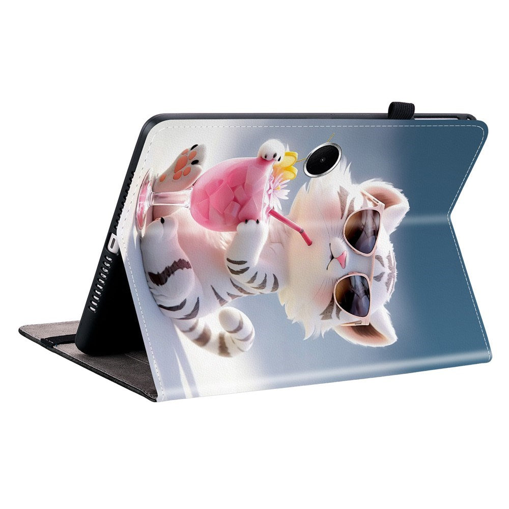 OnePlus Pad Lite EIDERWOOD Kunstlæder Flip Cover m. Motiv - Kat