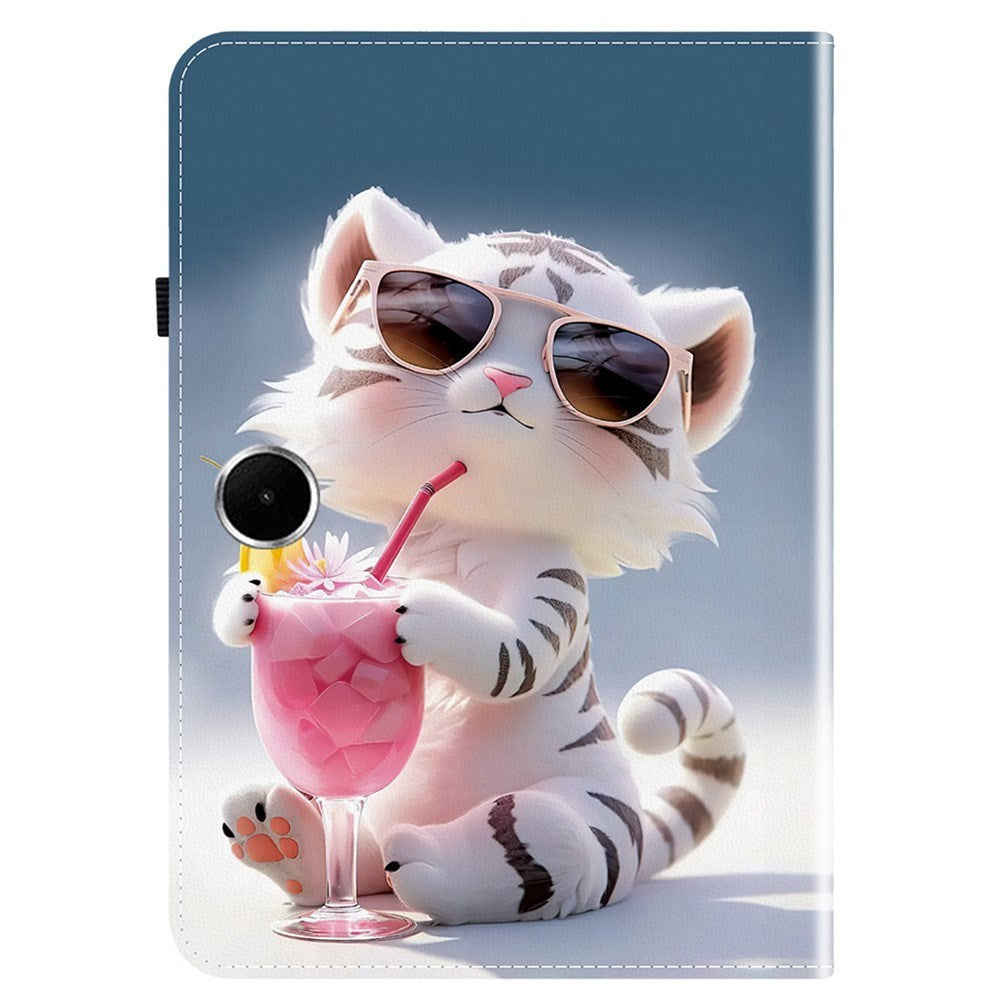 OnePlus Pad Lite EIDERWOOD Kunstlæder Flip Cover m. Motiv - Kat
