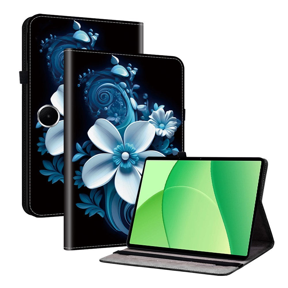 OnePlus Pad Lite EIDERWOOD Kunstlæder Flip Cover m. Motiv - Orkidé Blomst