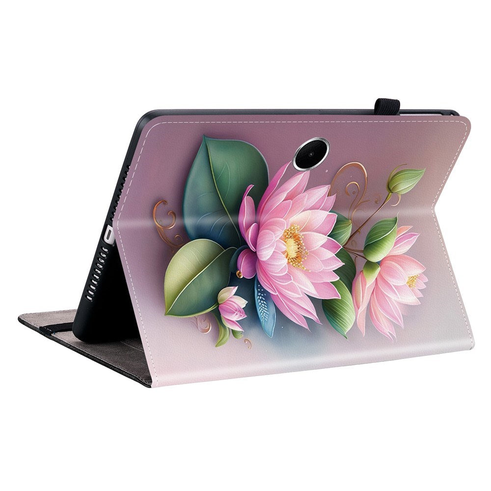 OnePlus Pad Lite EIDERWOOD Kunstlæder Flip Cover m. Motiv - Lotusblomst