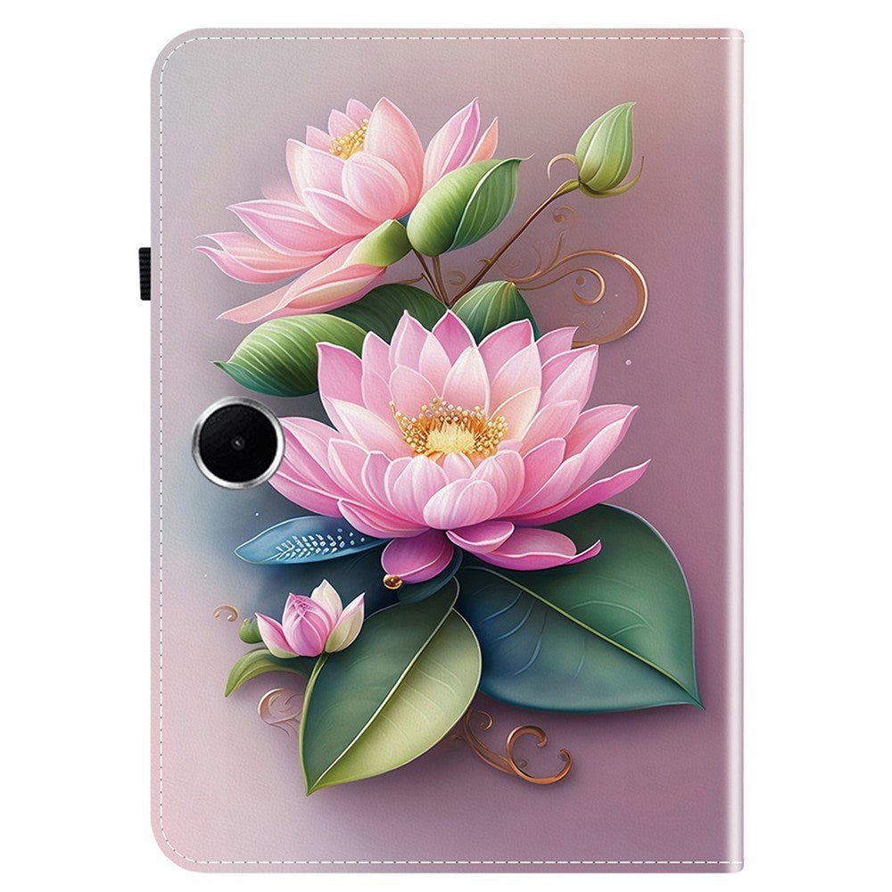 OnePlus Pad Lite EIDERWOOD Kunstlæder Flip Cover m. Motiv - Lotusblomst