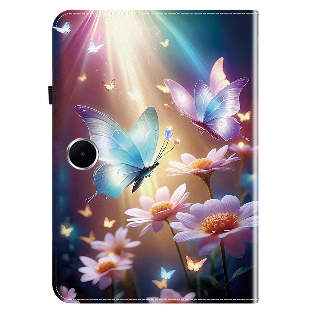 OnePlus Pad Lite EIDERWOOD Kunstlæder Flip Cover m. Motiv - Sommerfugle / Blomster