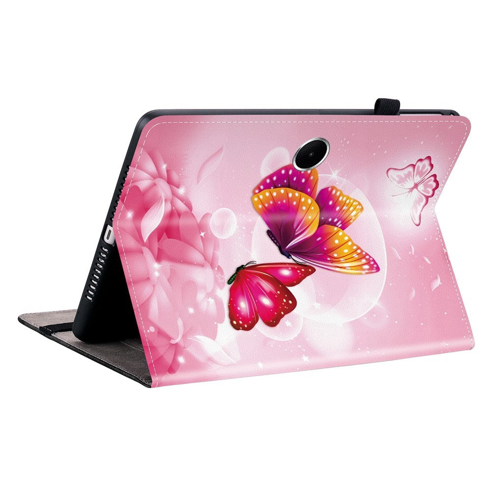 OnePlus Pad Lite EIDERWOOD Kunstlæder Flip Cover m. Motiv - Lyserøde Sommerfugle