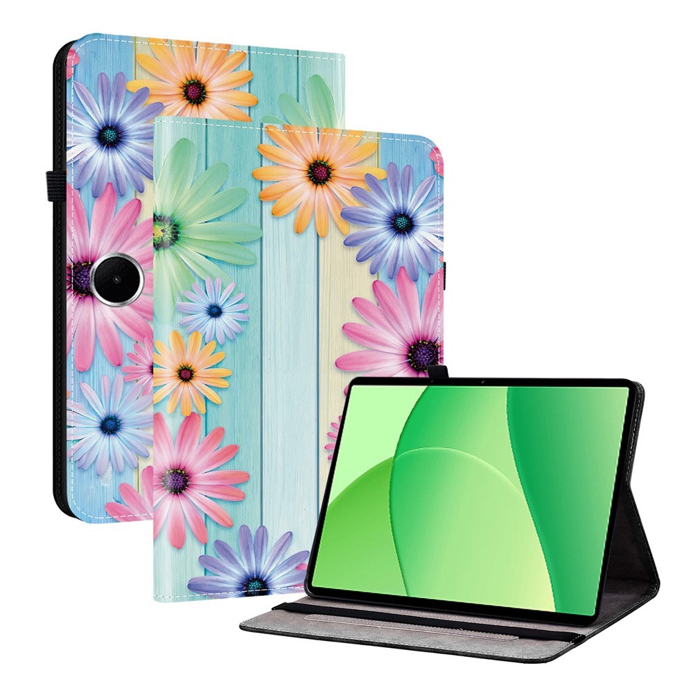 OnePlus Pad Lite EIDERWOOD Kunstlæder Flip Cover m. Motiv - Blomster