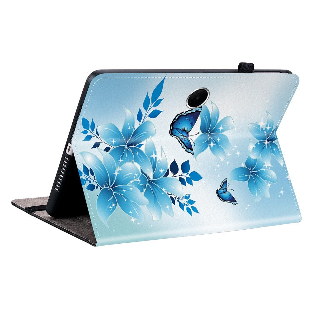 OnePlus Pad Lite EIDERWOOD Kunstlæder Flip Cover m. Motiv - Blå Sommerfugle